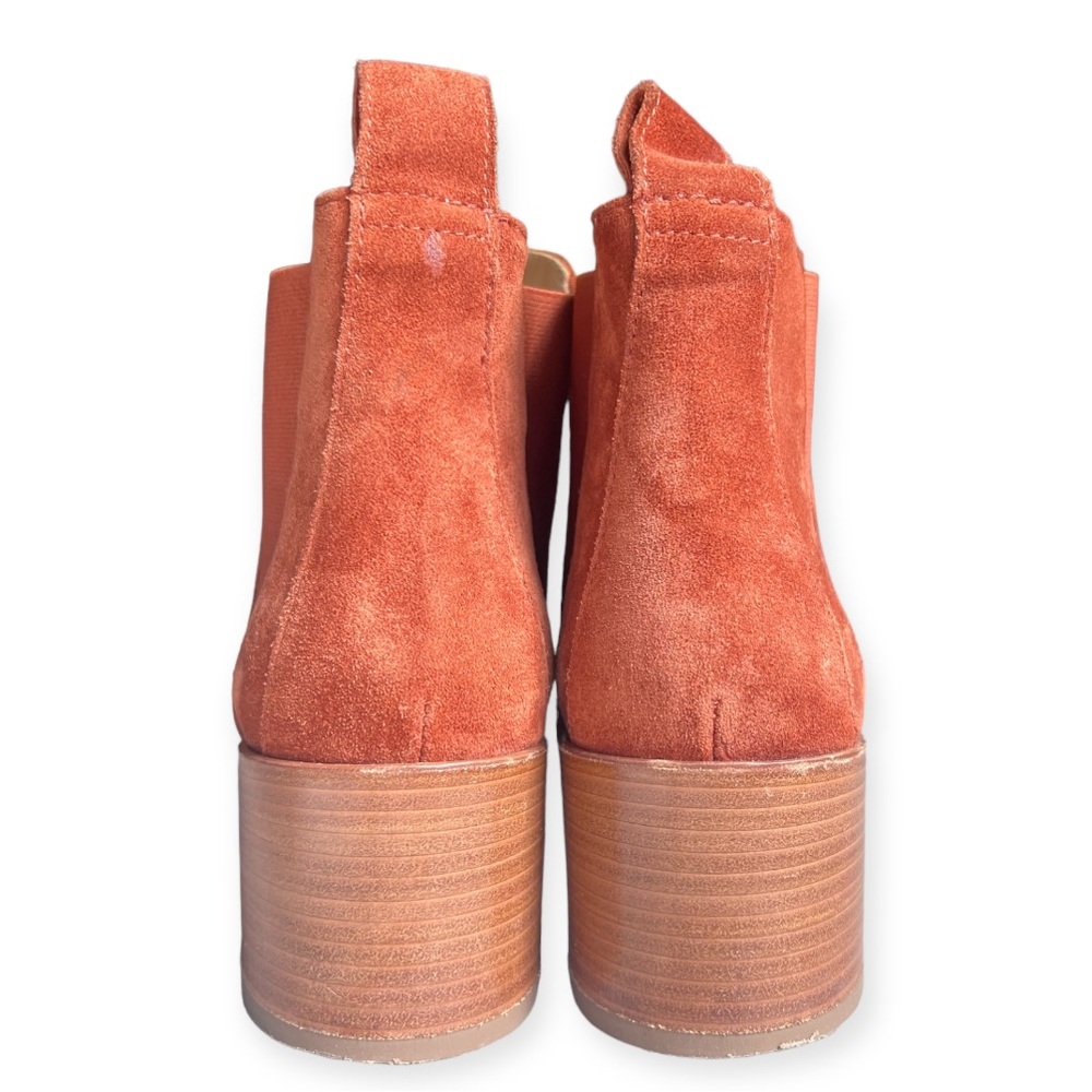 Everlane The Heel Boot In Rust Suede Size 7.5 - image 4